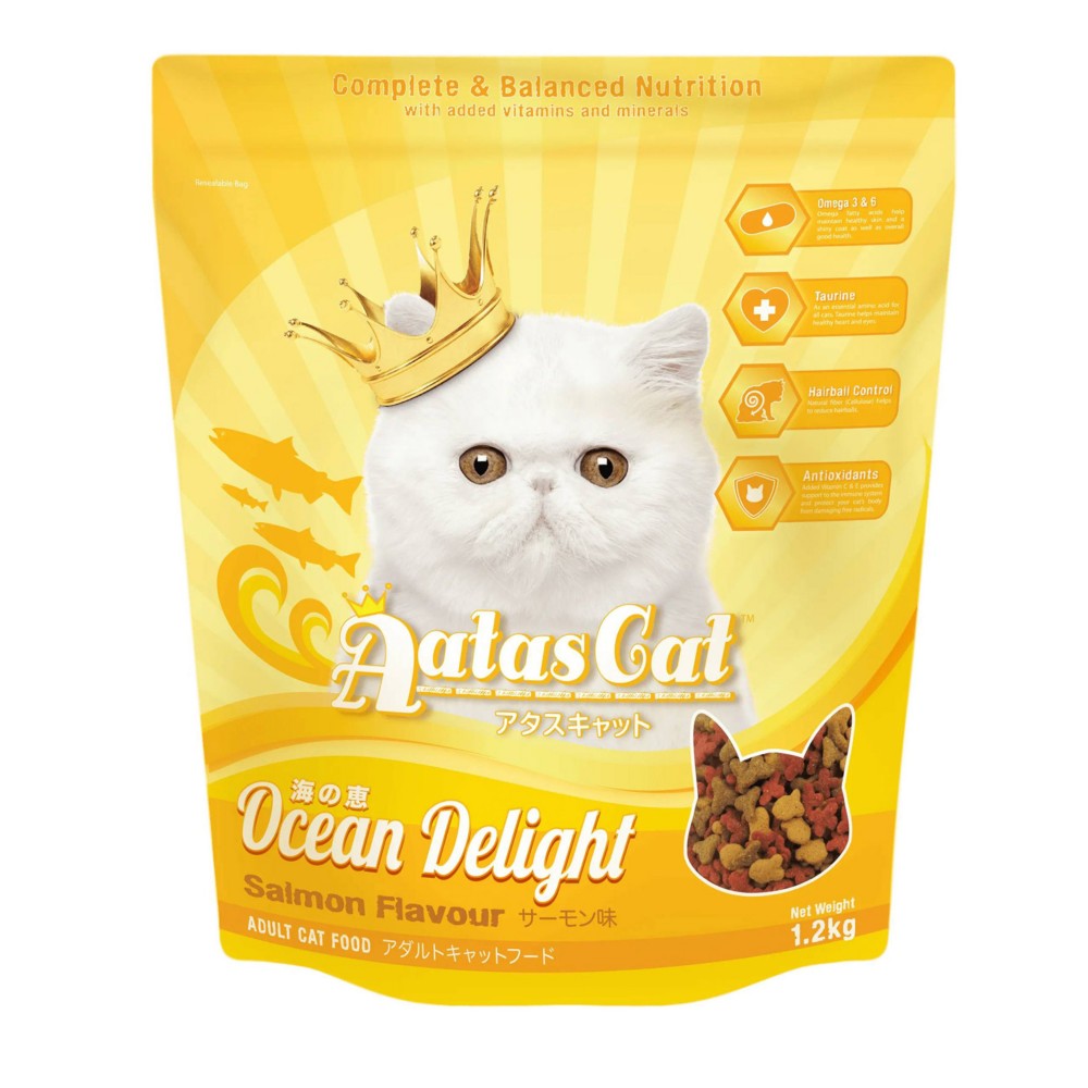 Aatas Cat Ocean Delight Salmon Cat Dry Food 1.2kg