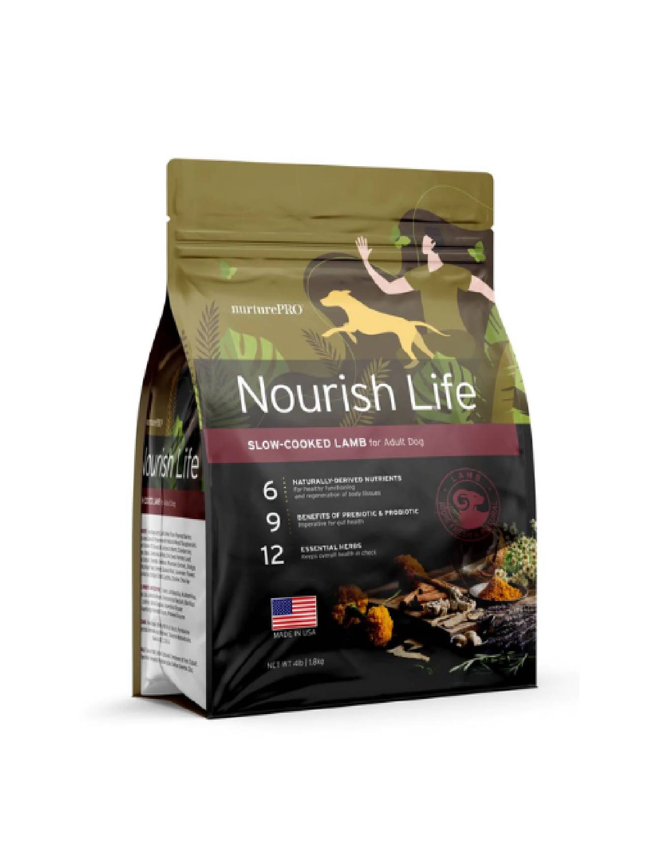 Nurture Pro Nourish Life Lamb Formula For Adult Dog Dry Food 1.8kg