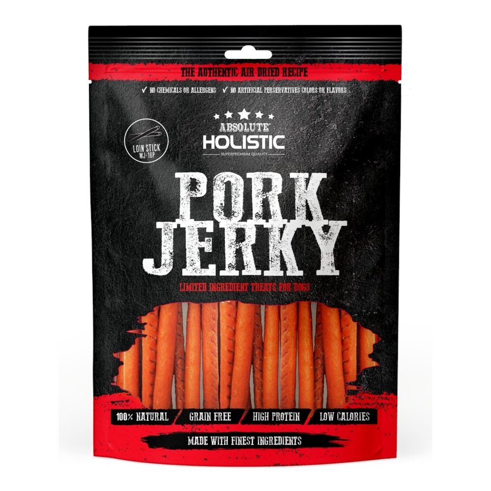 Absolute Holistic Grain Free Pork Loin Stick Dog Treats 150g