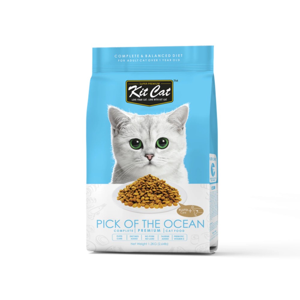 Kit Cat Premium Pick Of The Ocean Dry Cat Food 1.2kg