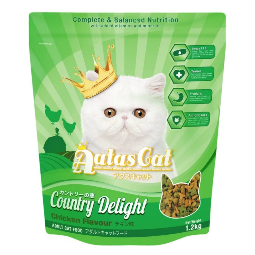 Aatas Cat Country Delight Chicken Cat Dry Food 1.2kg