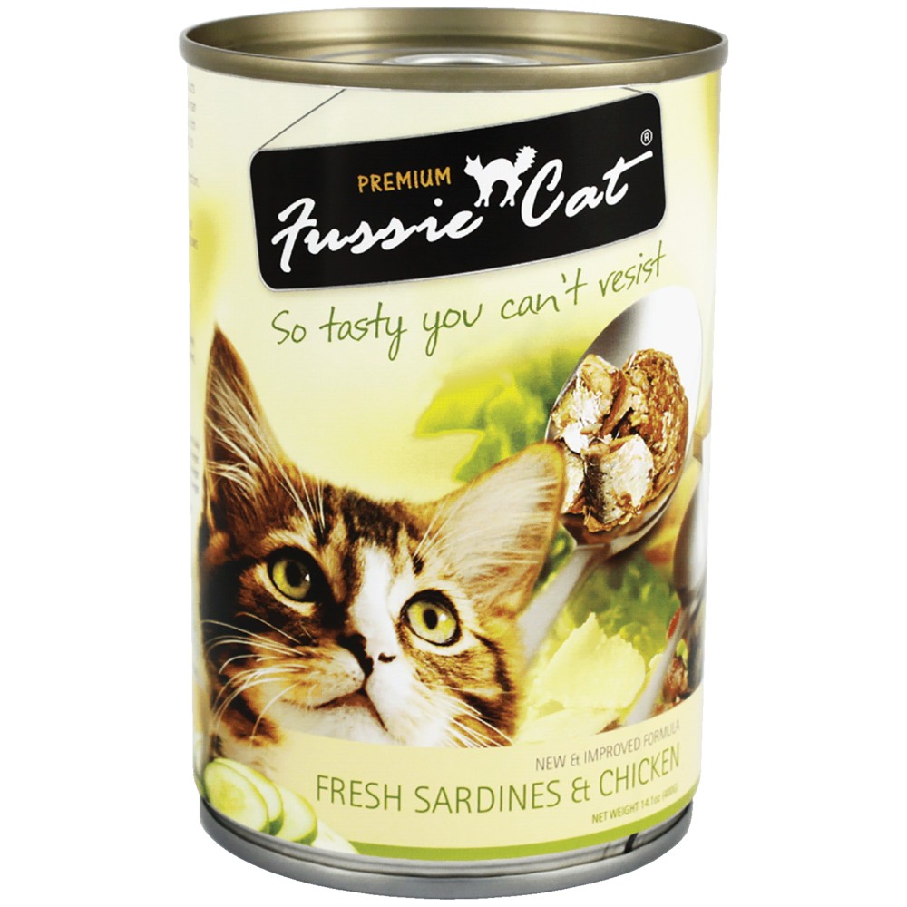 Fussie Cat Fresh Sardine & Chicken 400g