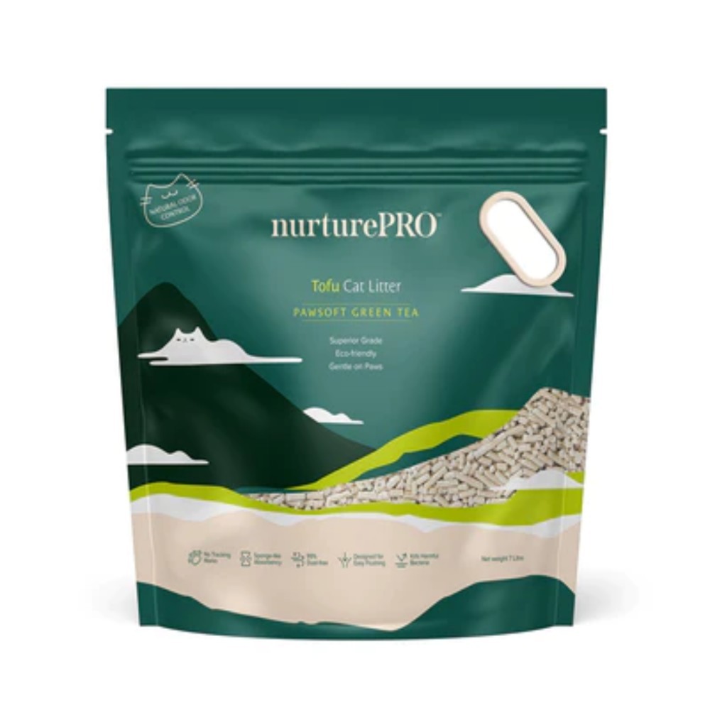 Nurture Pro Pawsoft Tofu Cat Litter Green Tea 7l