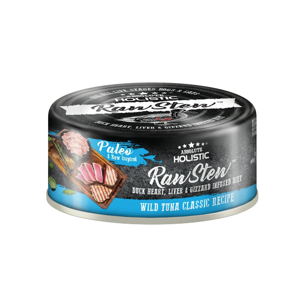 Absolute Holistic Rawstew Wild Tuna Classic Wet Food For Dogs & Cats 80g