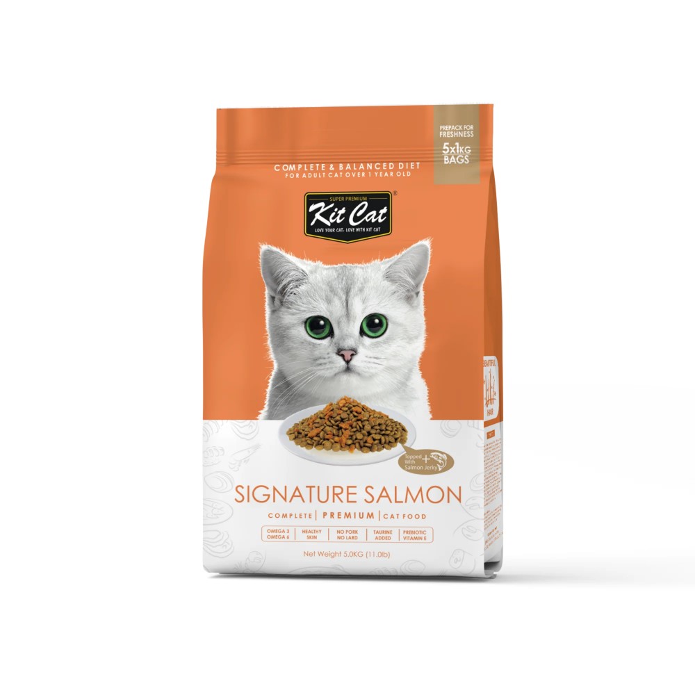 Kit Cat Premium Signature Salmon Dry Cat Food 5kg
