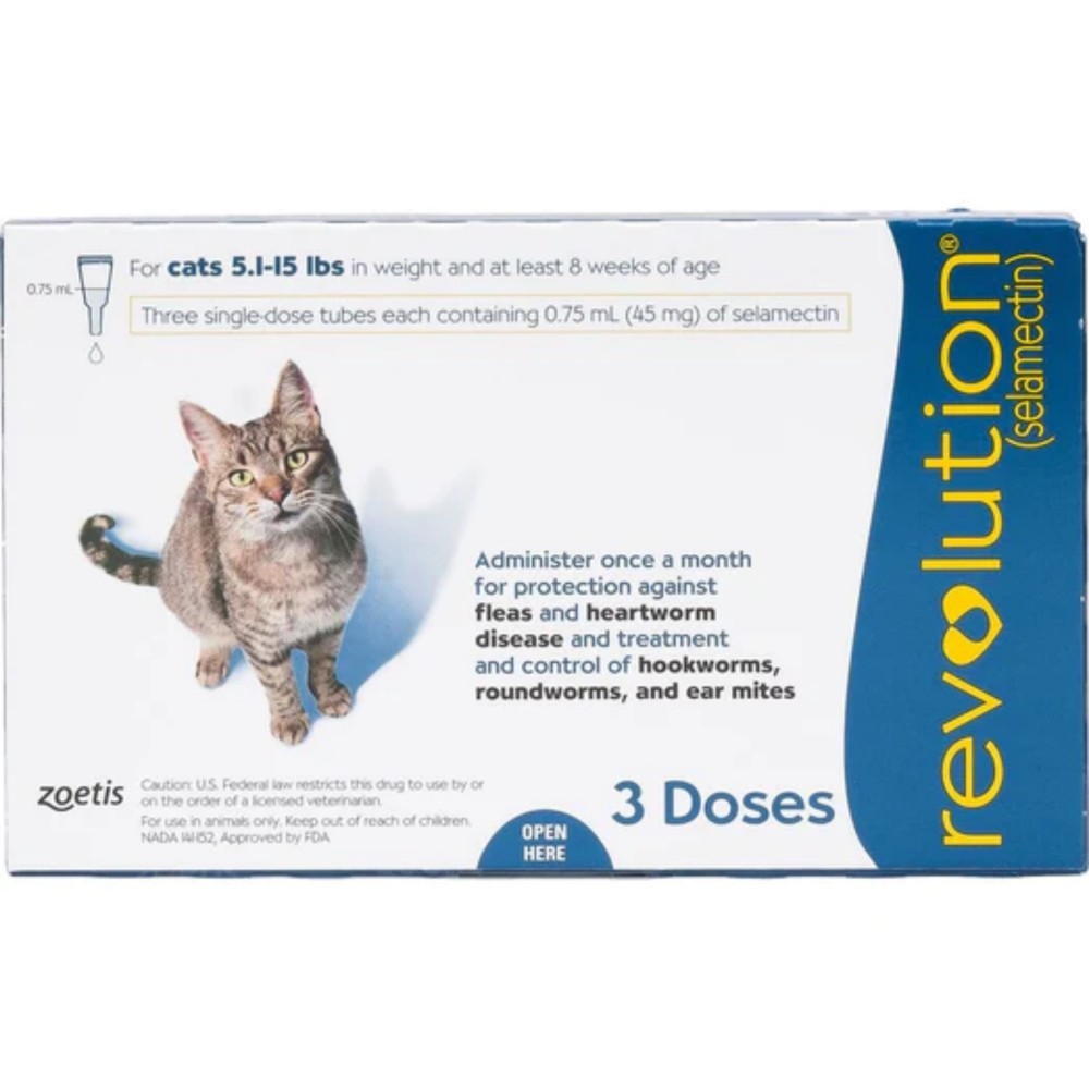 Revolution For Cats (2.5-7.5kg)