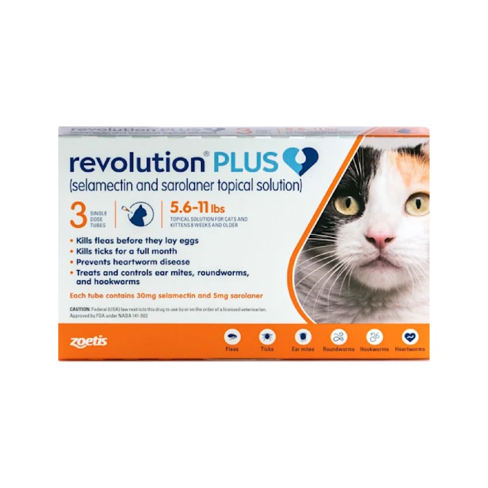 Revolution Plus For Cats 5.6-11lbs
