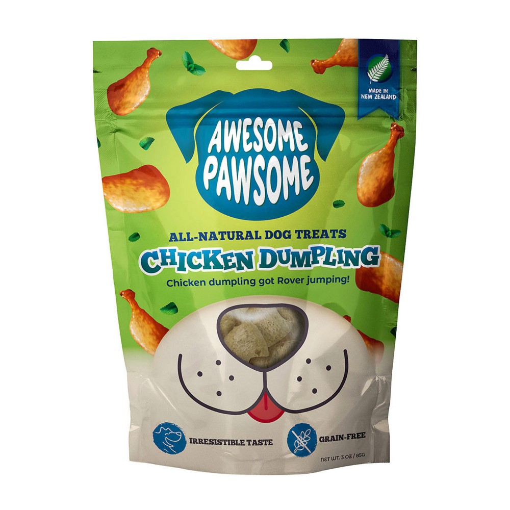 Awesome Pawsome Chicken Dumpling Grain-free All Natural Dog Treats 85g