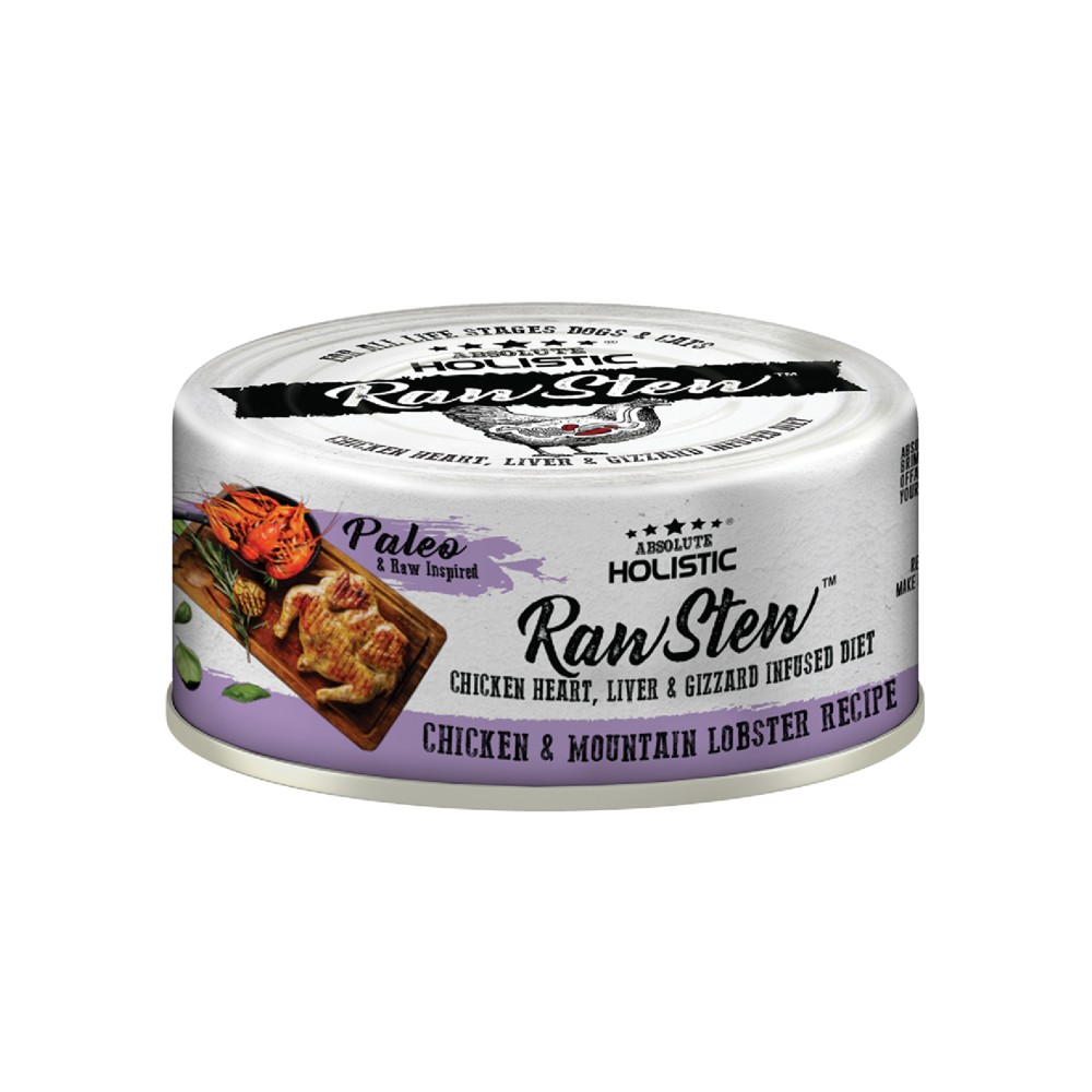 Absolute Holistic Rawstew Chicken & Lobster Wet Food For Dogs & Cats 80g