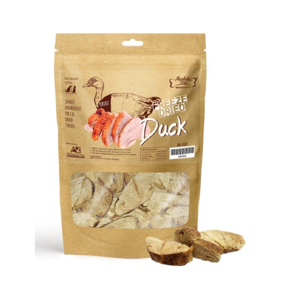 Absolute Bites Freeze Dried Duck Pet Treats 70g
