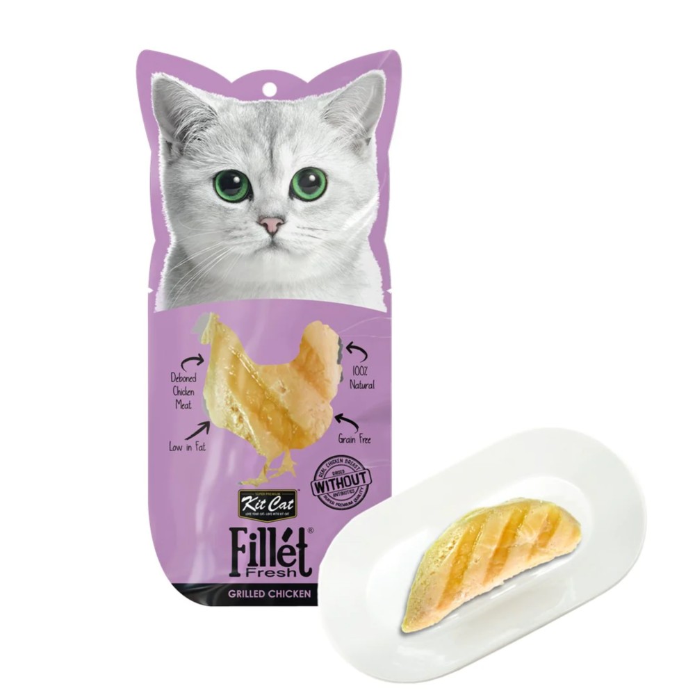 Kit Cat Fillet Fresh Grilled Chicken Cat Treat 30g