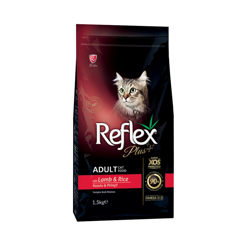 Reflex Plus 1.5kg Lamb & Rice Dry Cat Food