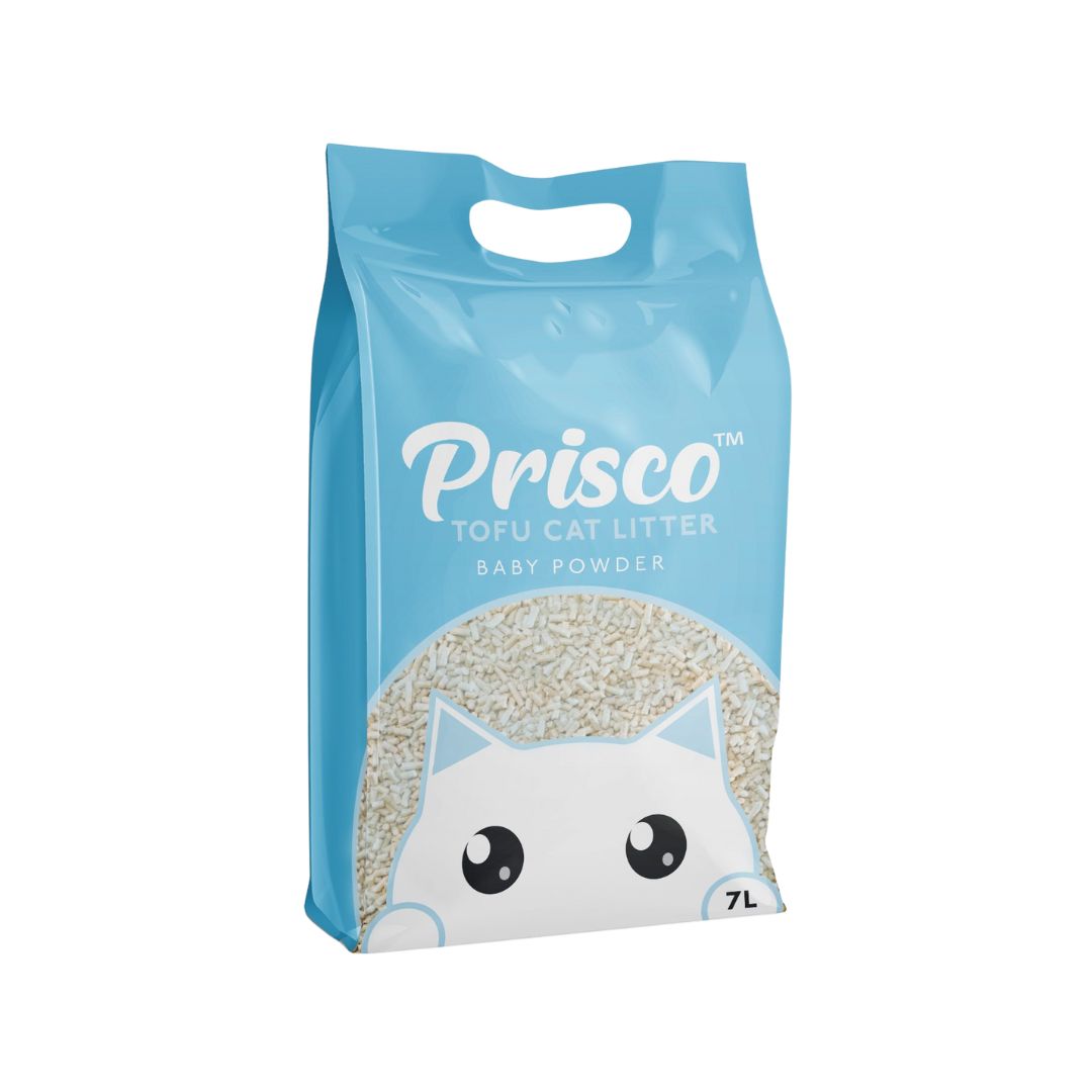 Prisco 7l Baby Powder Tofu Cat Litter