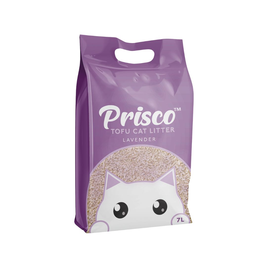 Prisco 7l Lavender Tofu Cat Litter