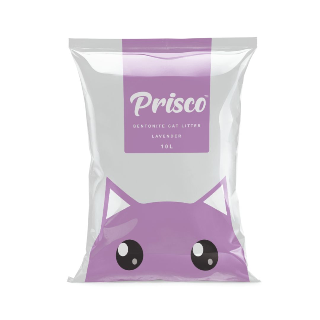 Prisco 10l Lavender Bentonite Cat Litter