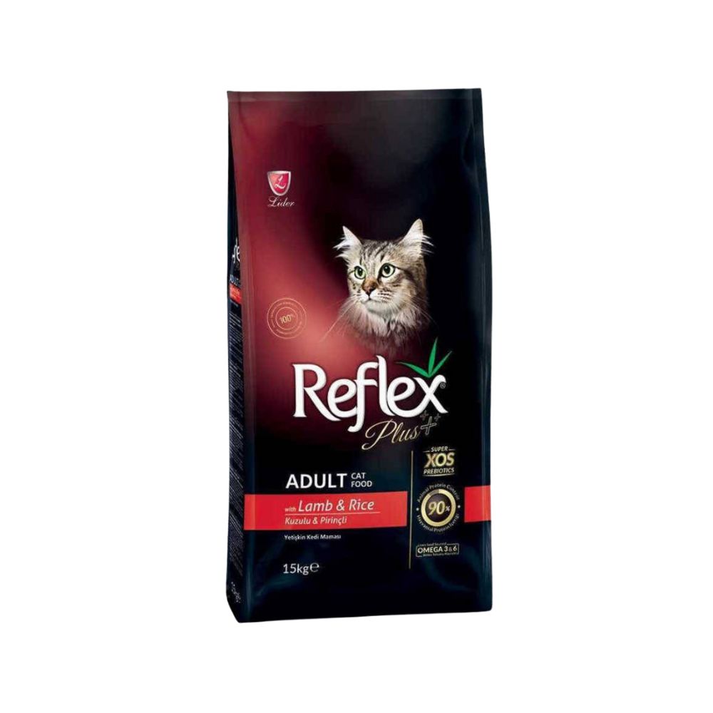 Reflex Plus 15kg Lamb & Rice Dry Cat Food