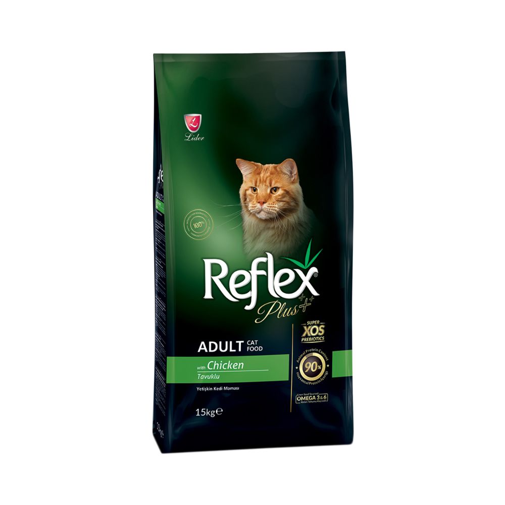 Reflex Plus 15kg Adult Chicken Dry Cat Food