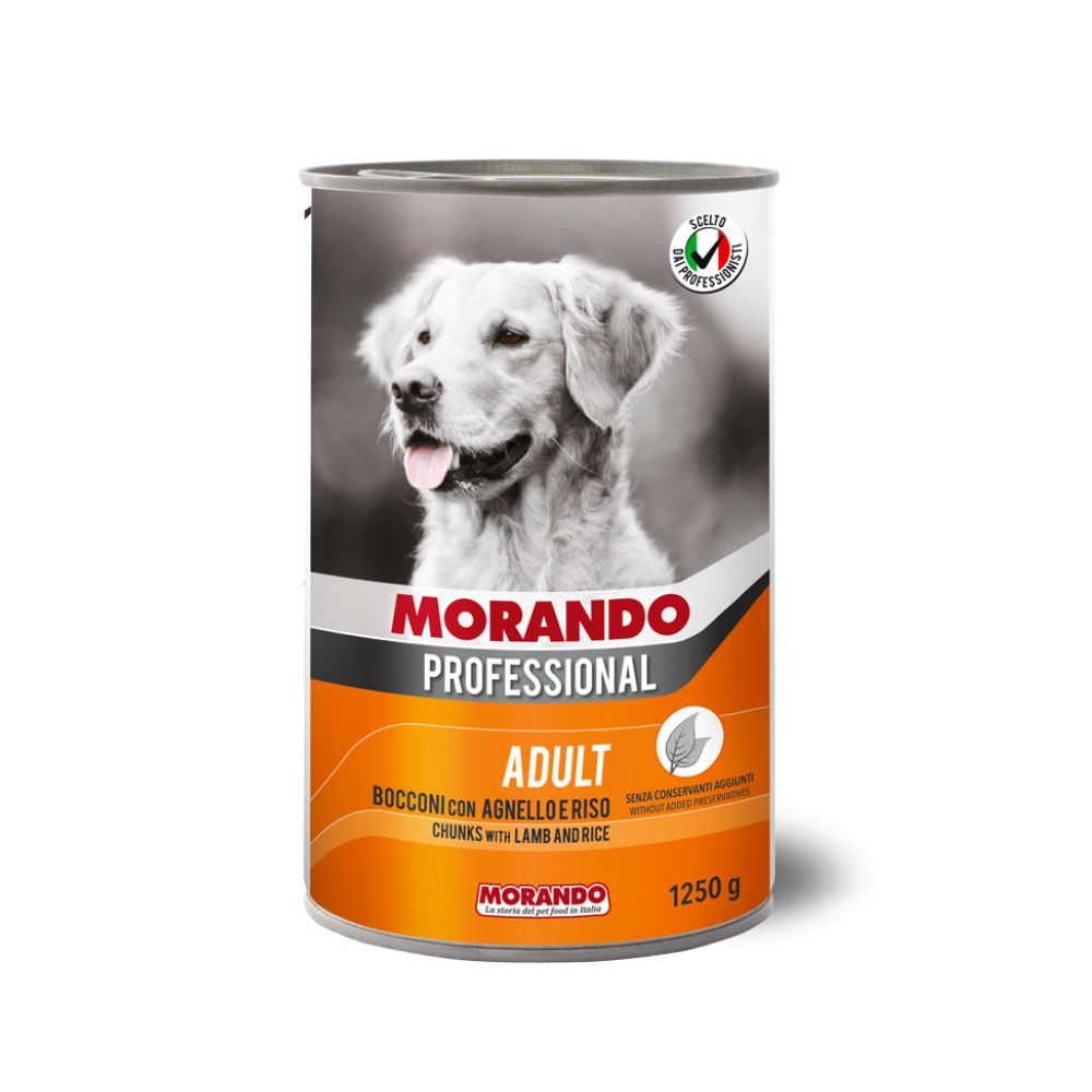 Morando Dog 405g Chunks Lamb & Rice Wet Dog Food