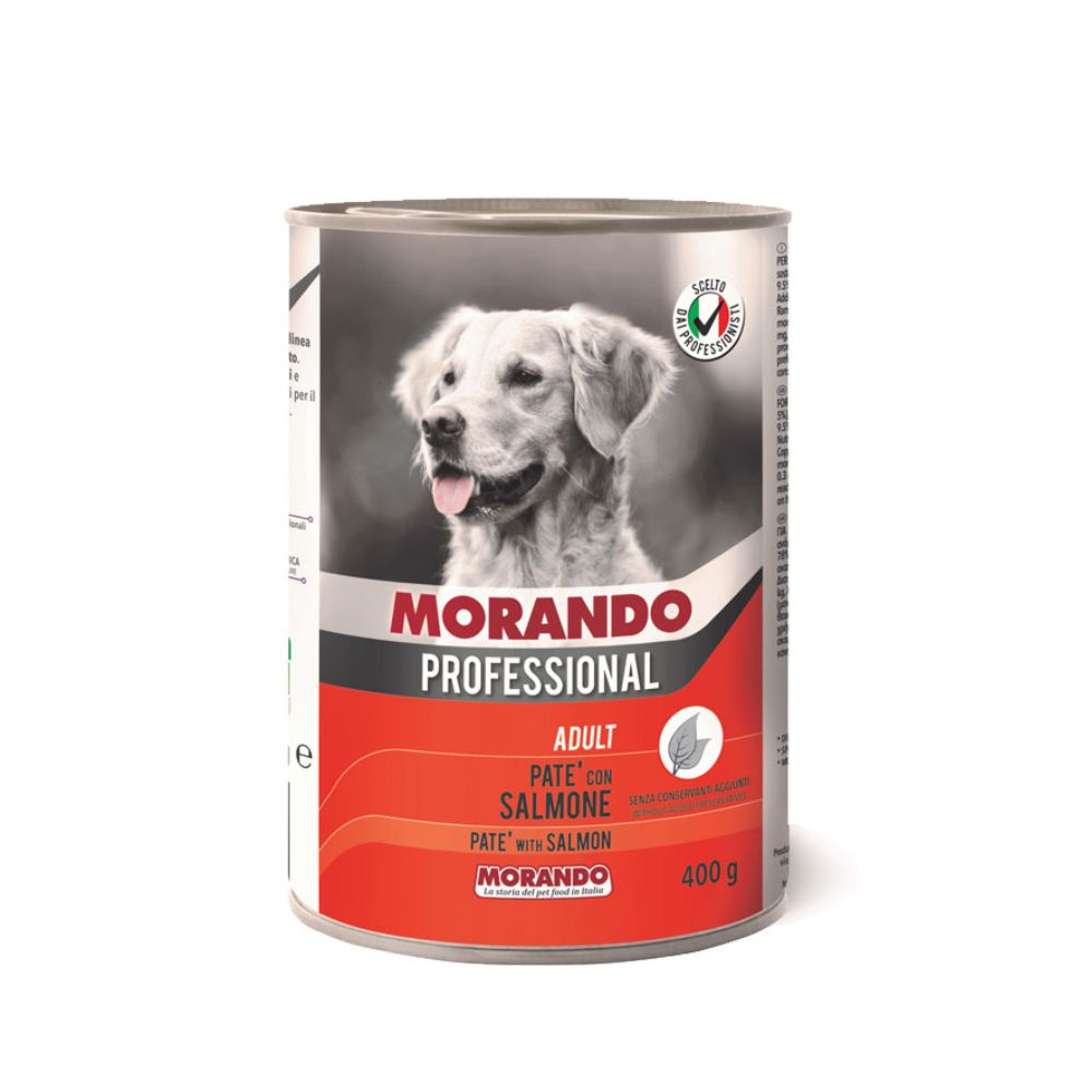 Morando Dog 400g Pate Salmon Wet Dog Food