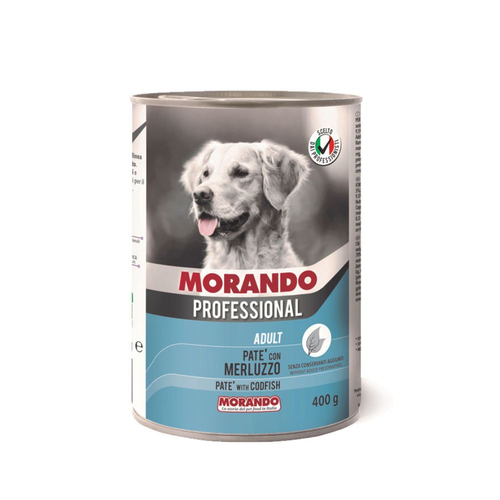 Morando Dog 400g Pate Codfish Wet Dog Food