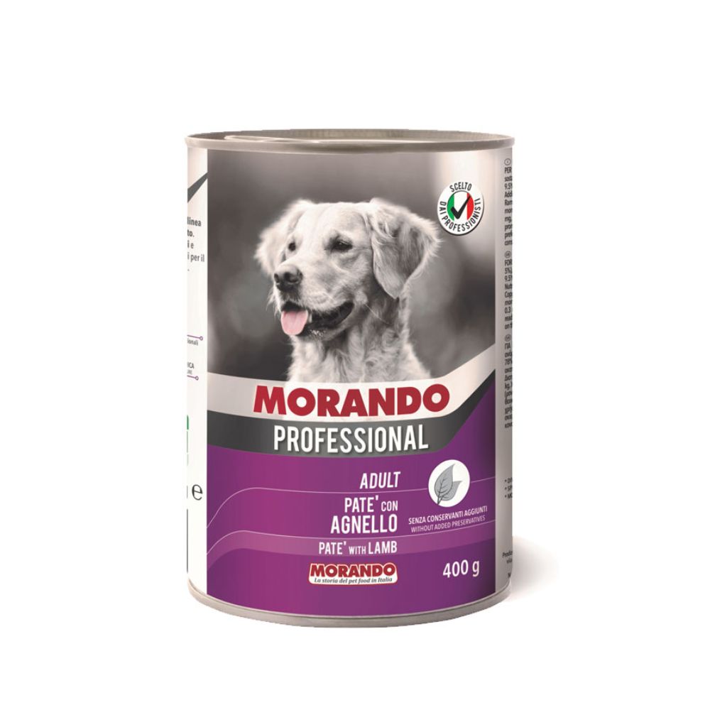 Morando Dog 400g Pate Lamb Wet Dog Food