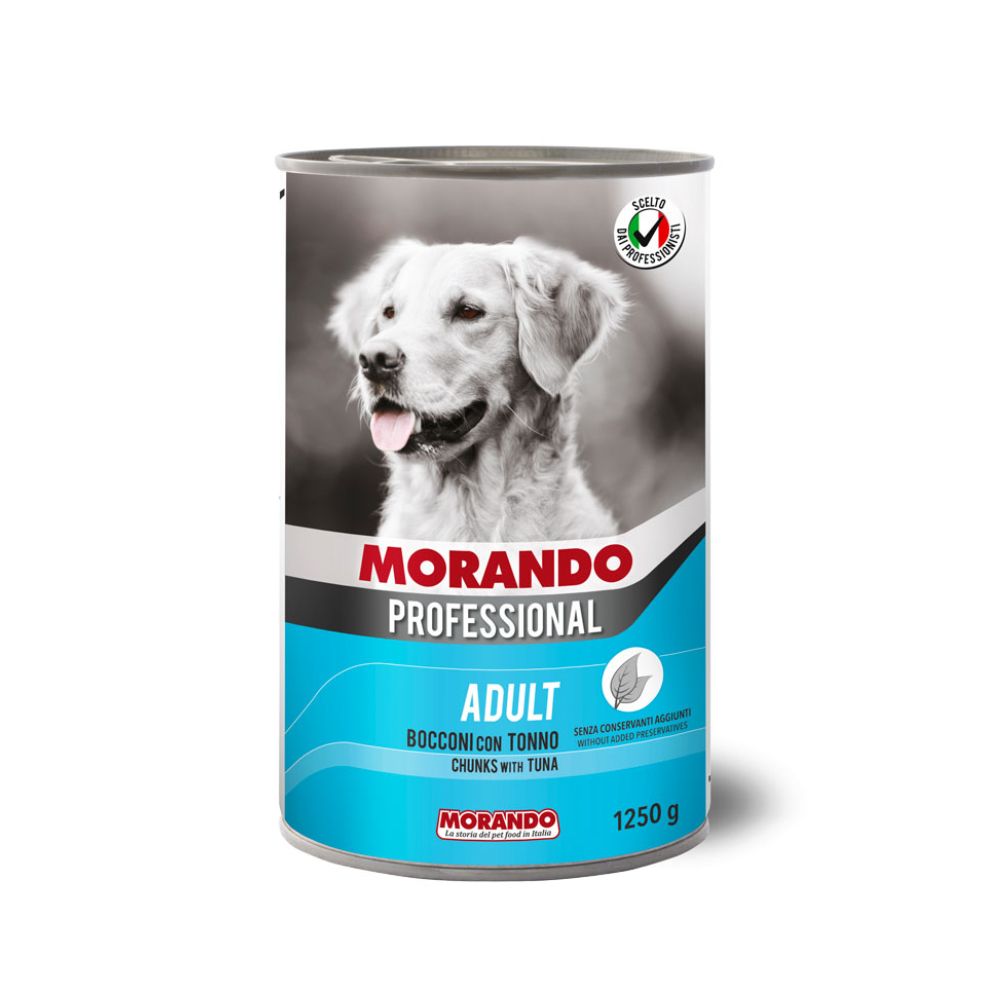 Morando Dog 1250g Chunks Tuna Wet Dog Food