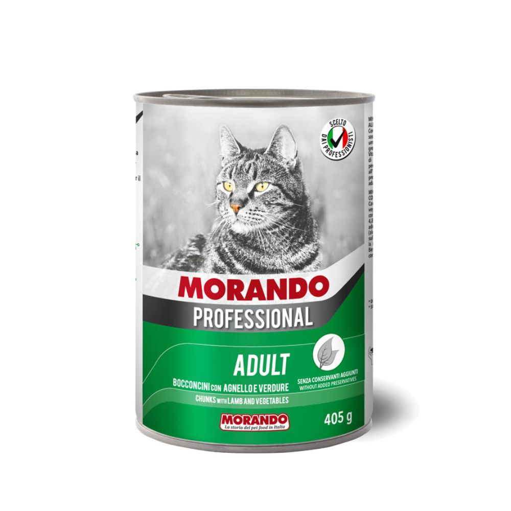 Morando Cat 405g Chunks Lamb & Vegetables Wet Cat Food