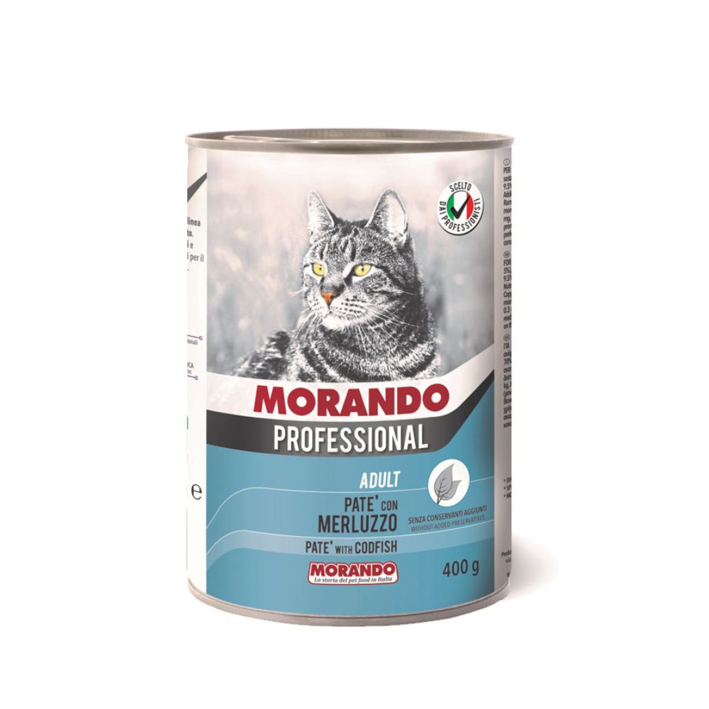 Morando Cat 400g Pate Codfish Wet Cat Food