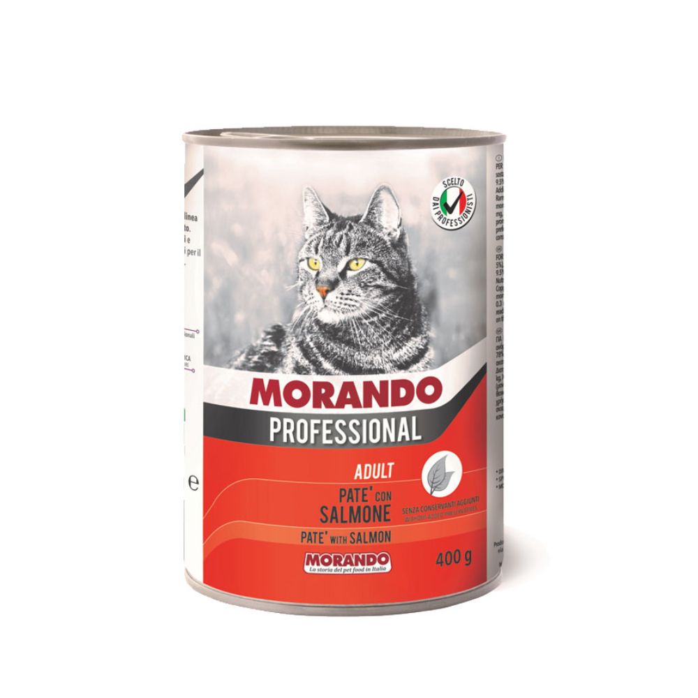 Morando Cat 400g Pate Salmon Wet Cat Food