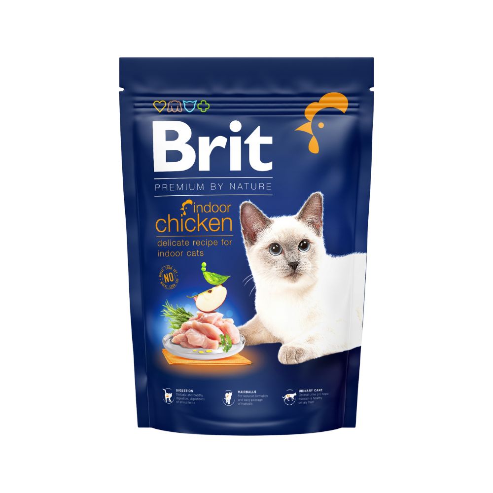 Brit Premium Cat 1.5kg Adult Indoor Dry Cat Food