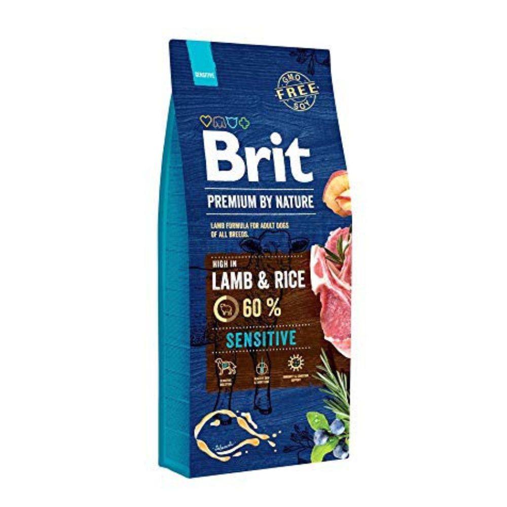 Brit Premium By Nature Dog 15kg Lamb Dry Dog Food