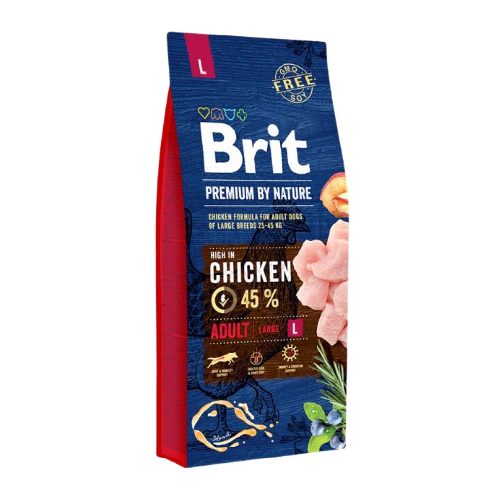 Brit Premium By Nature Dog 15kg Adult L Dry Dog Food