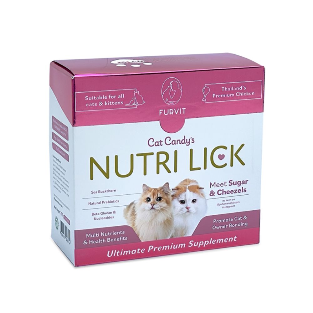 Furvit Cat Candy's Nutri Lick Chicken 200g (5gx40tubes) Premium Cat Supplement