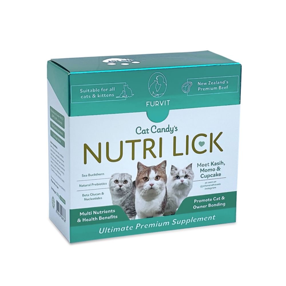 Furvit Cat Candy's Nutri Lick Beef 200g (5gx40tubes) Premium Cat Supplement