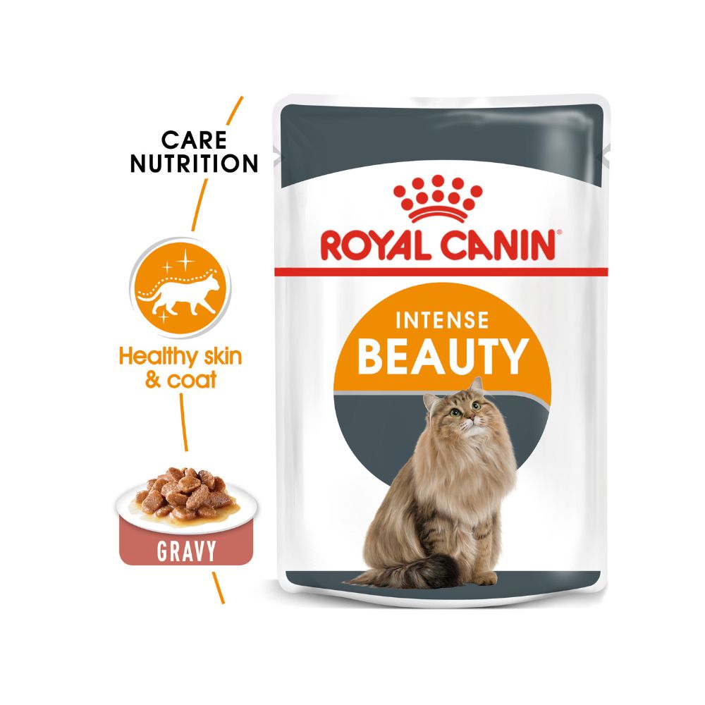 Royal Canin Wet Intense Beauty Pouch 85g Wet Cat Food