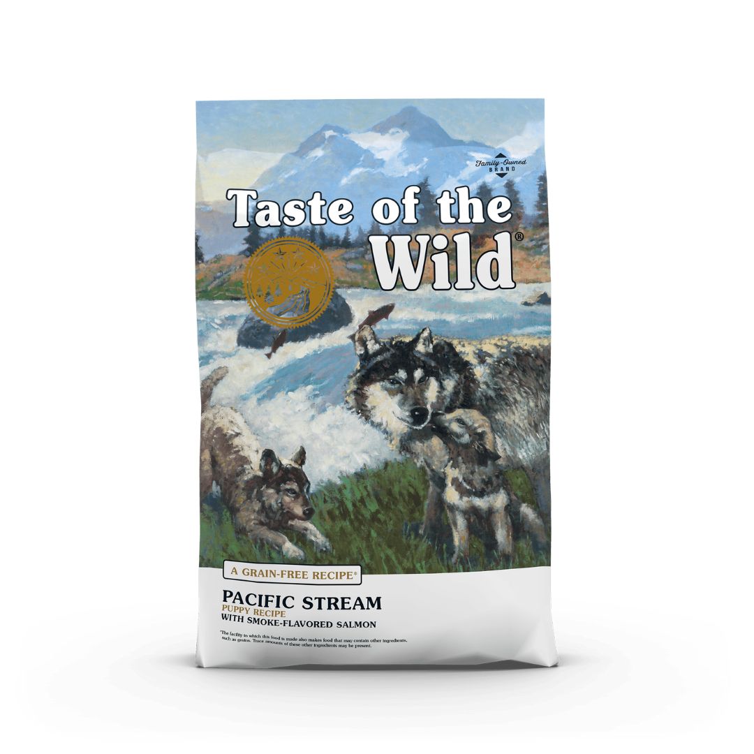 Taste Of The Wild Dog 12.2kg Puppy Pacific Stream Smoked Salmon Dry Dog Food