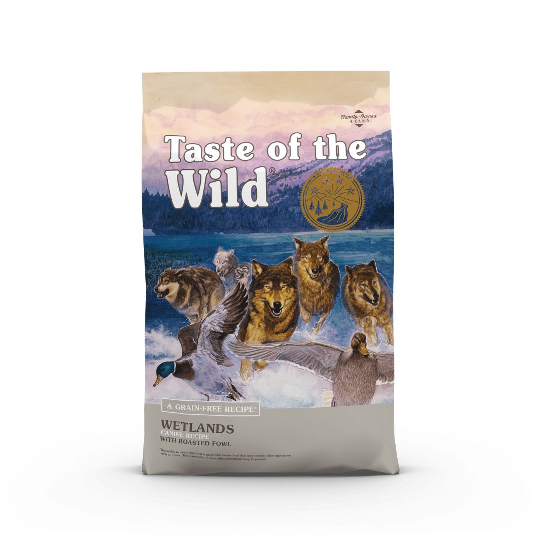 Taste Of The Wild Dog 12.2kg Wetlands Roasted Fowl Dry Dog Food