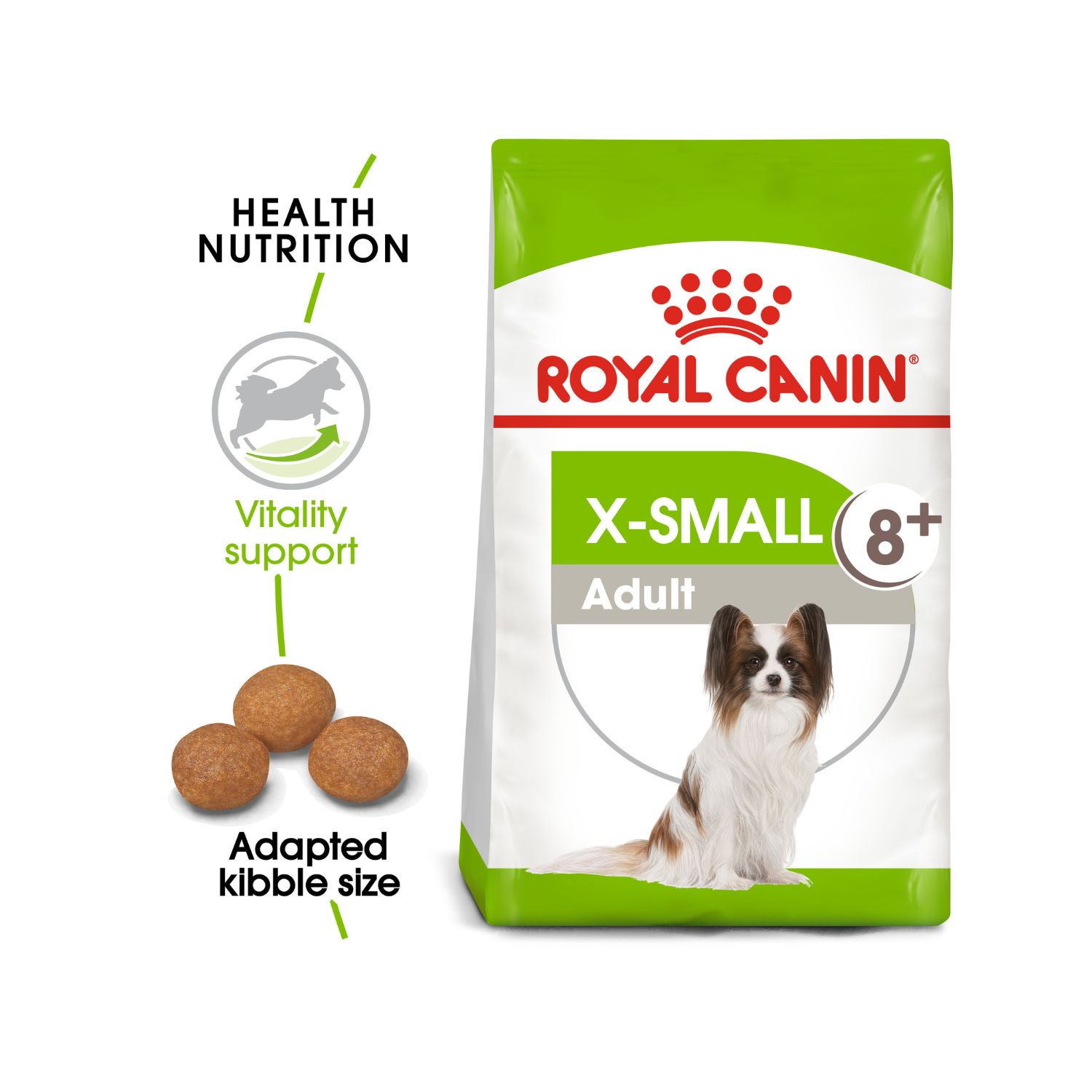 Royal Canin Xsmall Adult 8+ (1.5kg) Dry Dog Food