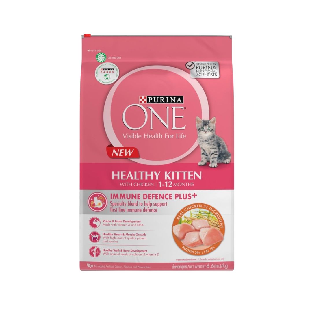 Purina One Cat 6.6kg Healthy Kitten Dry Cat Food