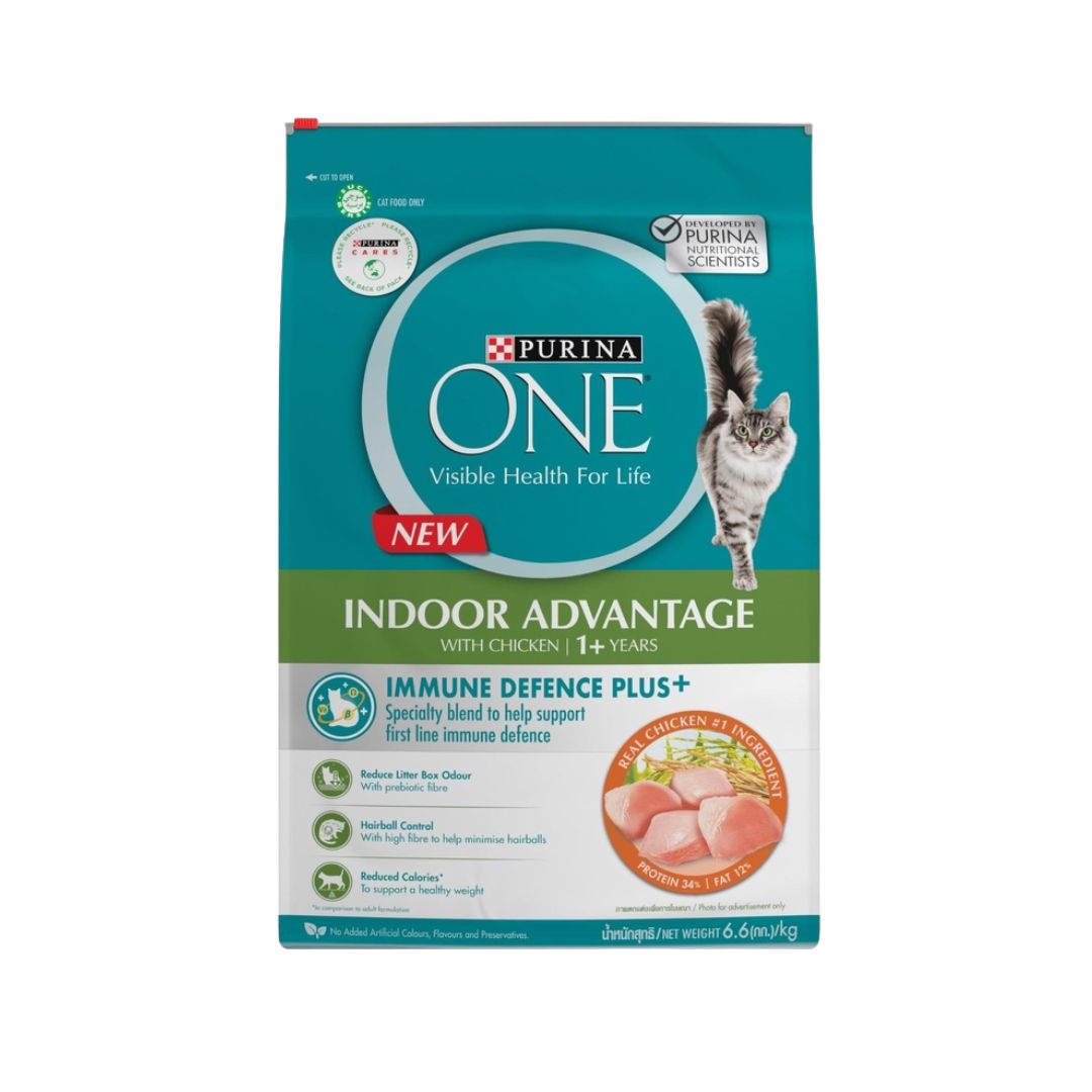 Purina One Cat 6.6kg Indoor Advantage Chicken Dry Cat Food