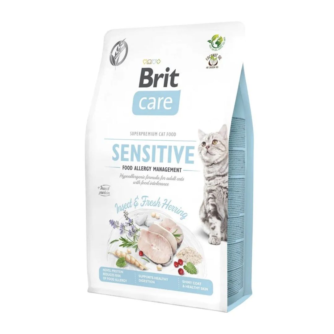 Brit Care Cat 2kg Grain Free Sensitive Food Allergy Management Dry Cat Food