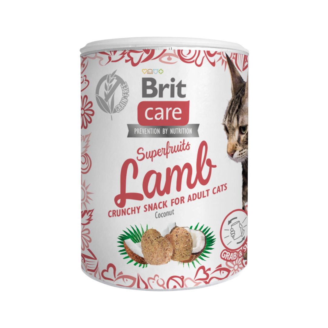 Brit Care Cat 100g Superfruits Snack Lamb