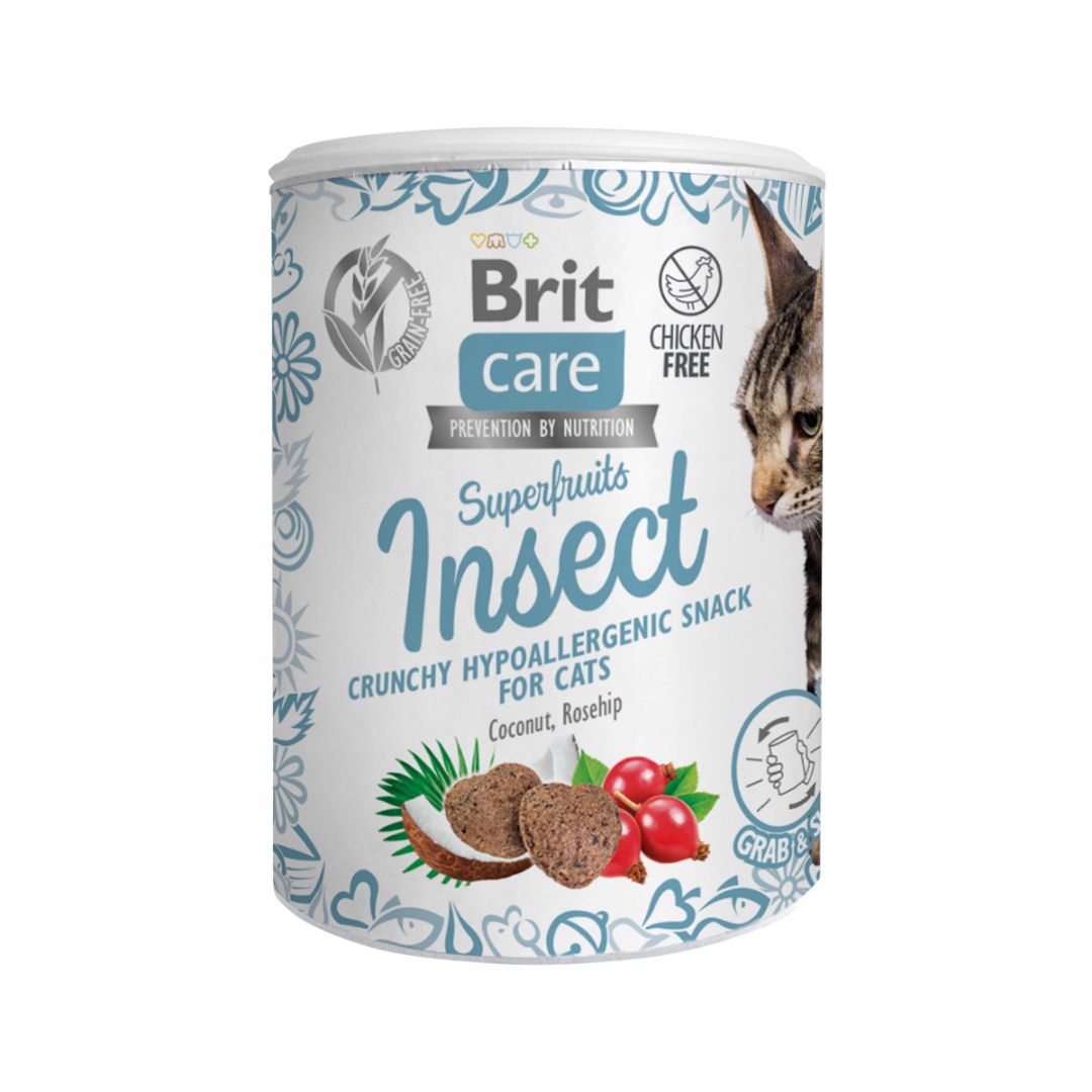 Brit Care Cat 100g Superfruits Snack Insect