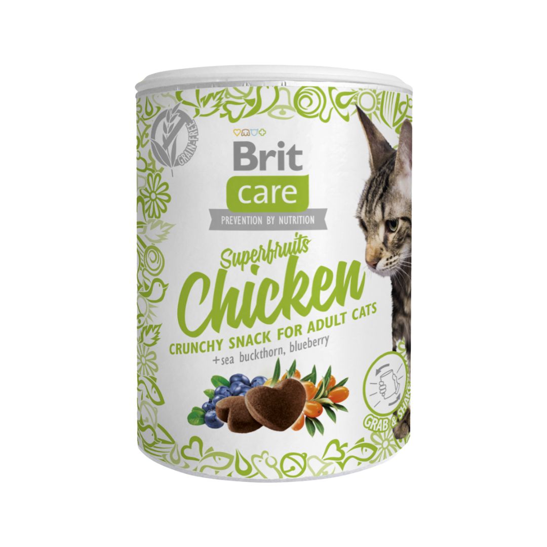 Brit Care Cat 100g Superfruits Snack Chicken