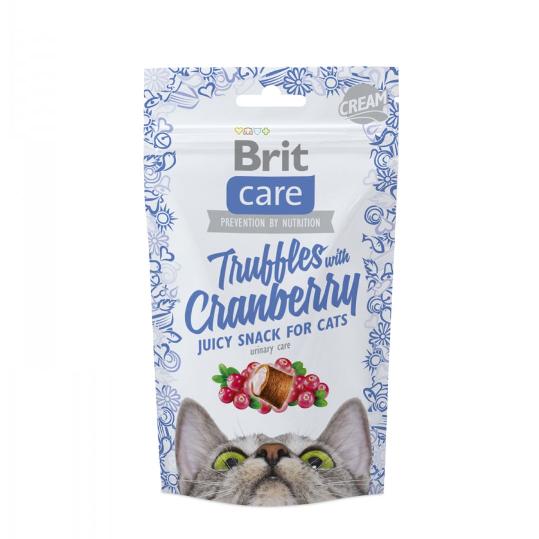 Brit Care Cat 50g Creamy Truffles Snack Cranberry