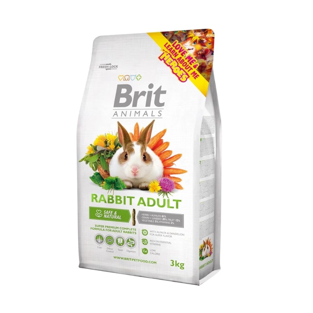 Brit Care Animals Rabbit Adult 3kg Dry Food