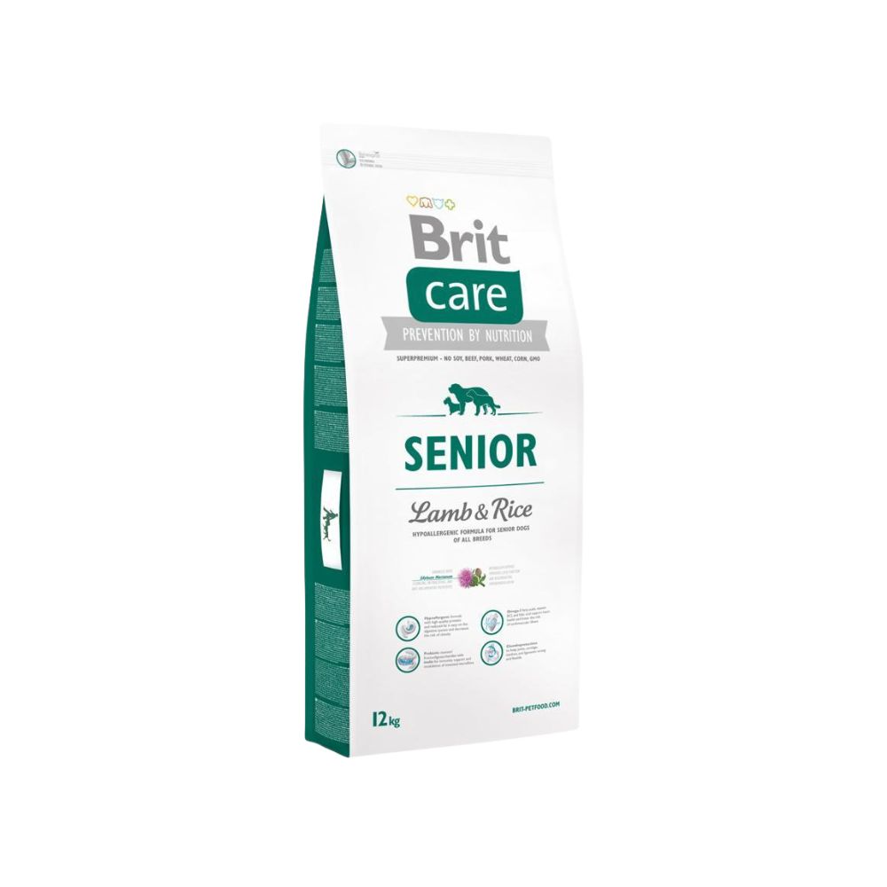 Brit Care Dog Hypoallergenic Senior Lamb 12kg Dry Dog Food