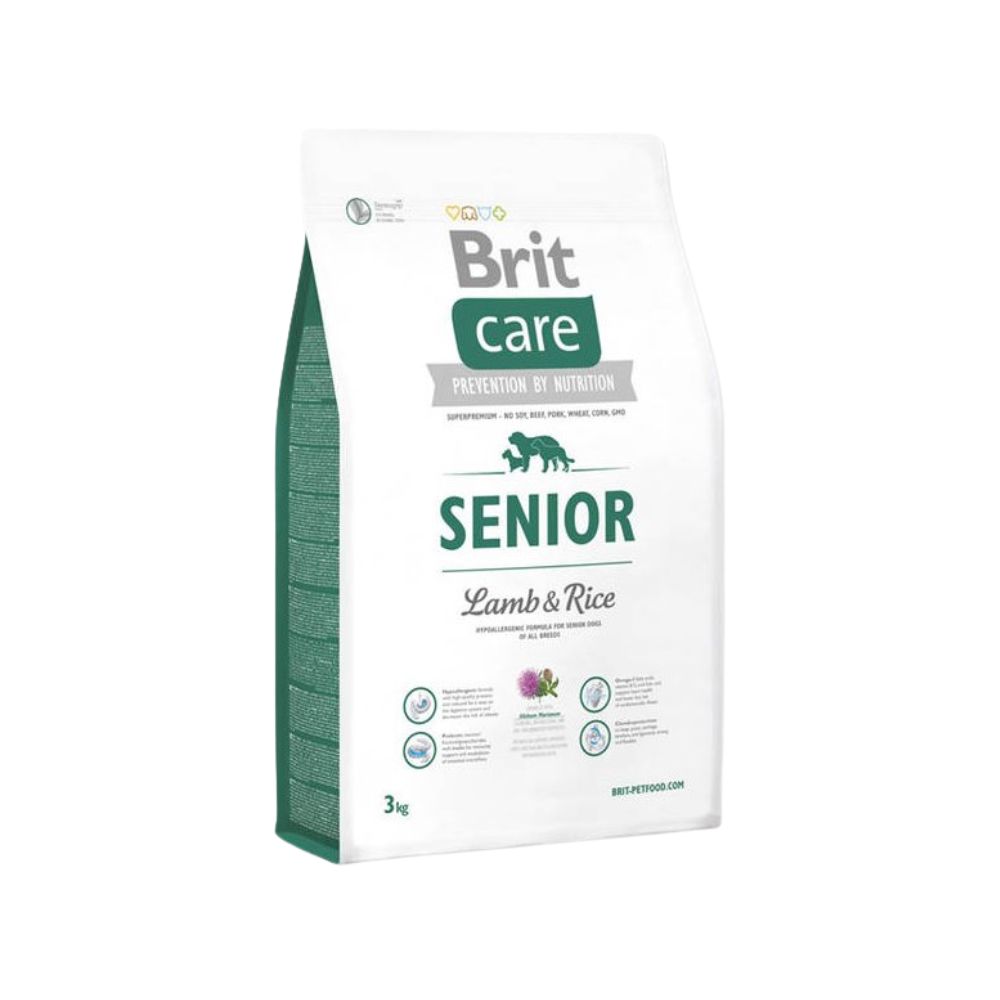 Brit Care Dog Hypoallergenic Senior Lamb 3kg Dry Dog Food