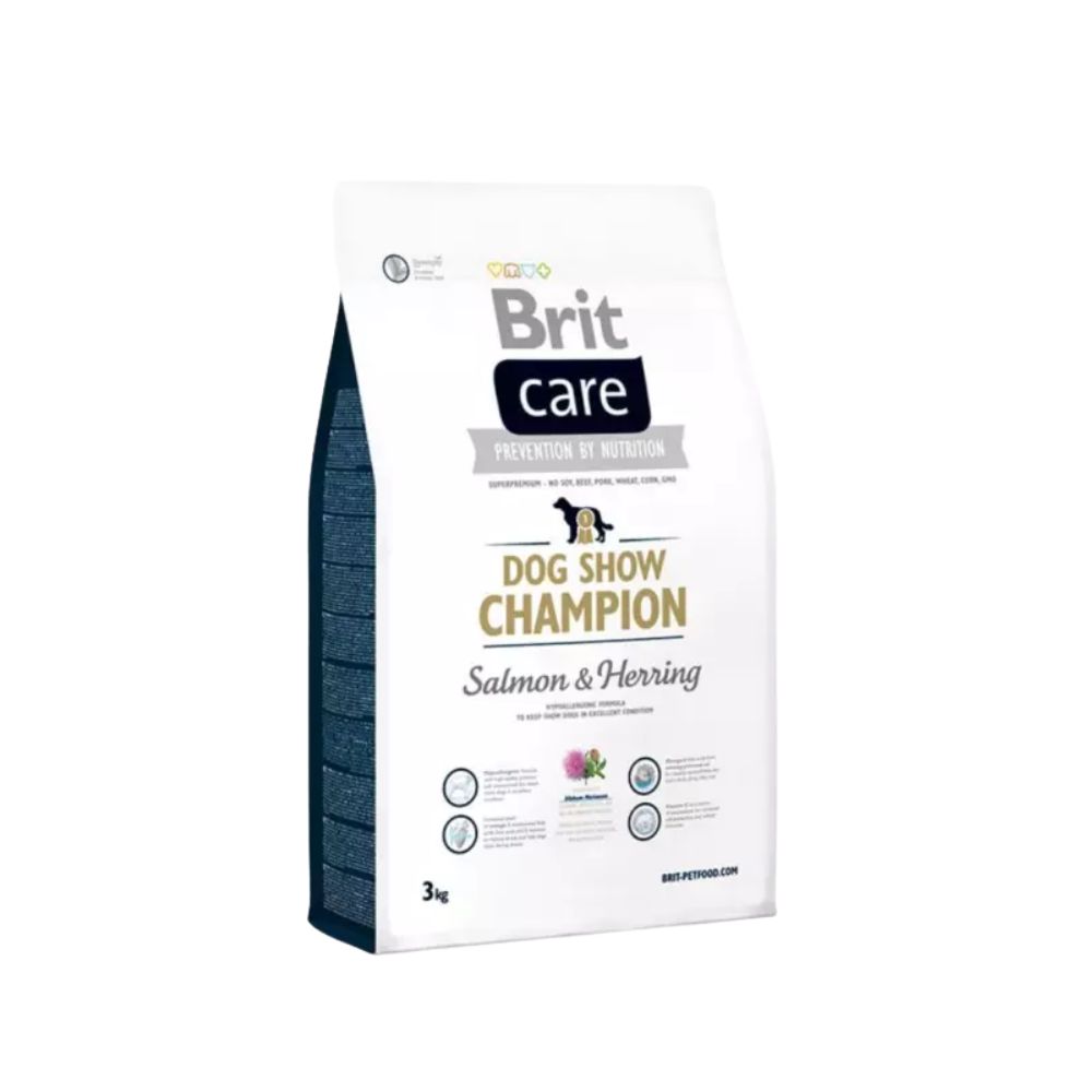 Brit Care Dog Show Champion Salmon & Herring 3kg Dry Dog Food