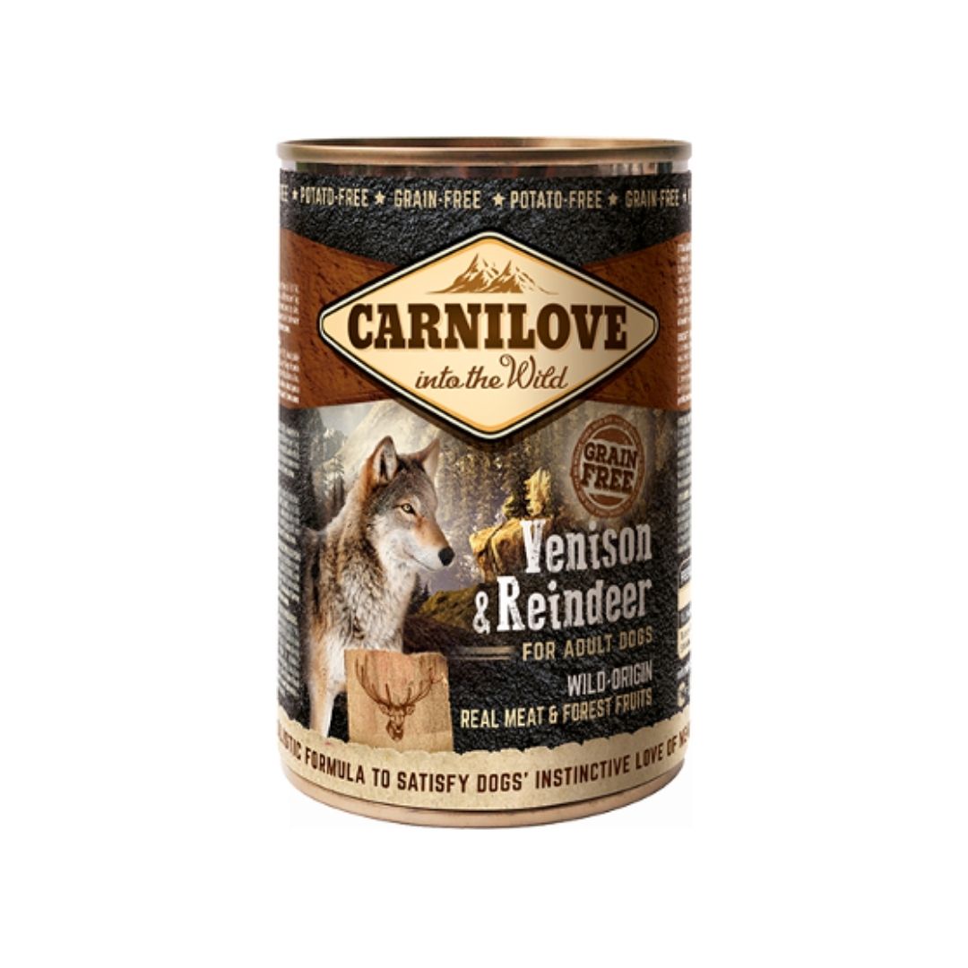 Carnilove Dog 400g Venison & Reindeer Wet Canned Food